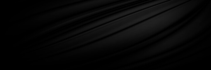 Obraz premium Black fabric background with copy space