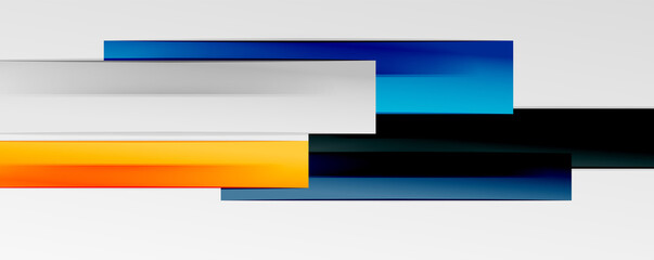 Multicolored lines background. Design template for business or technology presentations, internet posters or web brochure covers