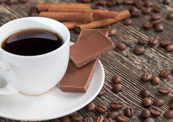 dessert made of coffee and cocoa sweets