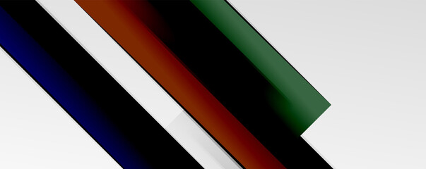 Multicolored lines background. Design template for business or technology presentations, internet posters or web brochure covers