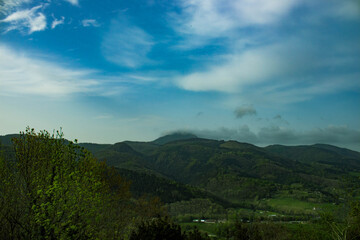 Beautiful mountains in the Basque Country