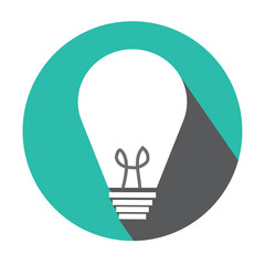 light bulb blue background