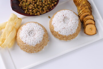 Wheat puttu _healthy kerala breakfast
