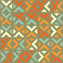 Abstract Geometric Pattern generative computational art illustration