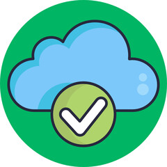 Server Icon. Database Icon. Vector Illustration