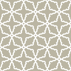 Seamless ornament in arabian style. Geometric abstract light background. Pattern for wallpapers and backgrounds