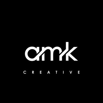 AMK Letter Initial Logo Design Template Vector Illustration