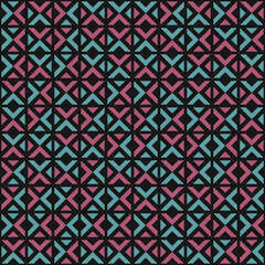 Abstract Geometric Pattern generative computational art illustration