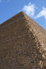 Fototapeta na wymiar pyramid in the sky