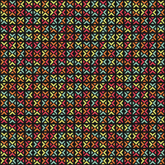 Abstract Geometric Pattern generative computational art illustration