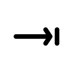 Next arrow icon. Suitable for applications user interfaces, website development,  and various purposes.