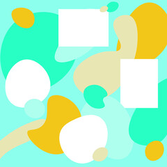 Modern social media post feed for creature your unique content. Instagram feed, instagram template, instagram frame, minimalist. Bright endless design. Endless square  for promotion. EPS 10.