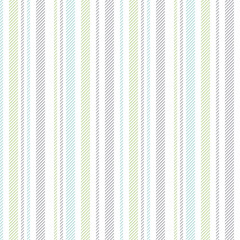 Stripe pattern seamless abstract multicolored design for spring summer in light grey, blue, green, white. Slim thin frequent lines for dress, notebook, gift paper, other modern fashion textile print.