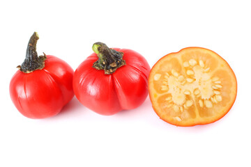 Ethiopian eggplant (African eggplant, Solanum aethiopicum, the bitter tomato, nakati)