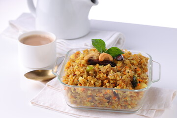 Aval upma or poha  upma