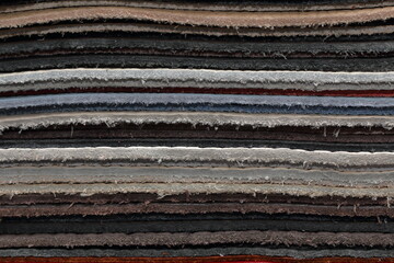 sample of furniture leather