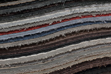 sample of furniture leather