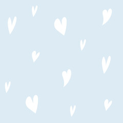 seamless pattern with hearts. digital illustration. decor for valentine's day. Wallpaper for the children's room. Love is. For the design of wedding invitations. Clip art for scrapbooking. texture - 424724118