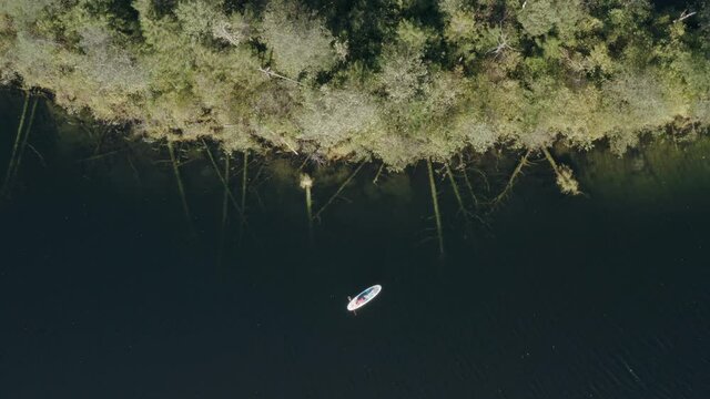 Water Rides On Sup Boarde.