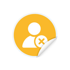 Delete User - Sticker