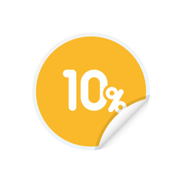 10% - Sticker