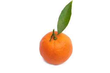 mandarin oranges isolated on white background