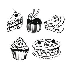 collection of cupcakes