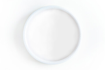 empty dish, the object is on white background 
