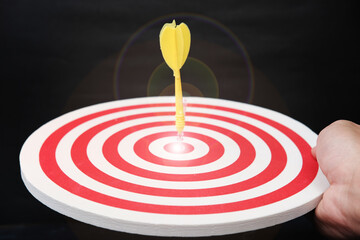 Fototapeta na wymiar dart board with target