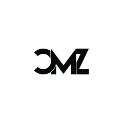 cmz letter original monogram logo design