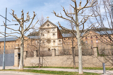 Fototapeta premium Day view of Cathedral of Santa Maria d'Urgell. Catalonia