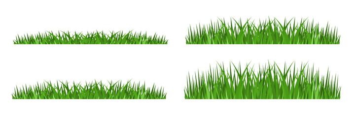 Grass borders plant, Vector Illustration