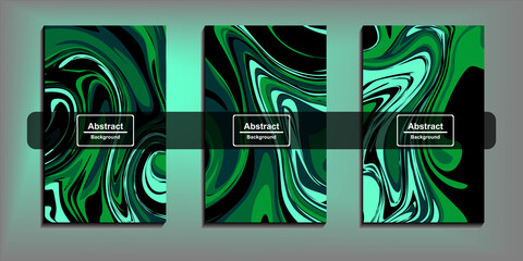Naklejka premium Abstract liquid green background Vector ilustration eps 10.