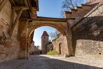 Fototapeta na wymiar Burg Trausnitz, Landshut in Niederbayern