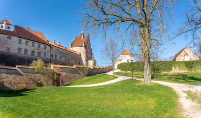 Fototapeta na wymiar Burg Trausnitz, Landshut in Niederbayern