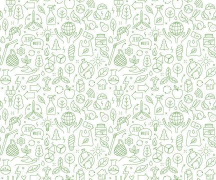 No plastic, go green, Zero waste. Reduce, reuse, refuse, Reycle