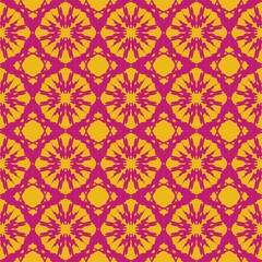 Fototapeta na wymiar abstract seamless pattern with flowers