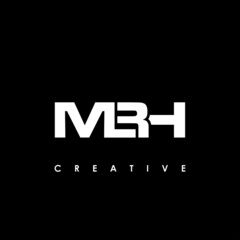 MBH Letter Initial Logo Design Template Vector Illustration