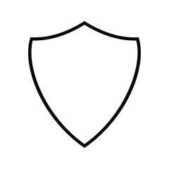 Shield Icon in trendy flat style isolated on grey background. Shield symbol for your web site design, logo,