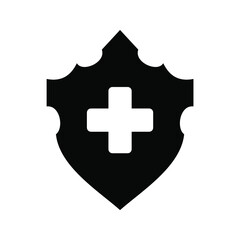 Shield Icon in trendy flat style isolated on grey background. Shield symbol for your web site design, logo,