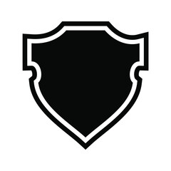 Shield Icon in trendy flat style isolated on grey background. Shield symbol for your web site design, logo,