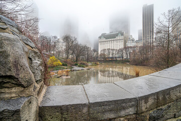 Gapstow Bridge in Central Park