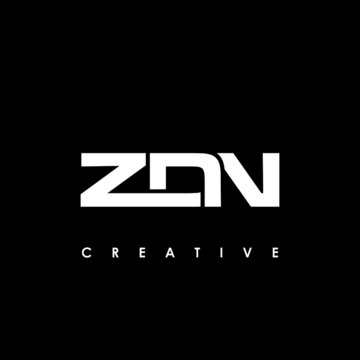 ZDN Letter Initial Logo Design Template Vector Illustration
