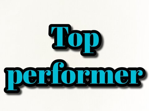 3d Word Business Top Performer