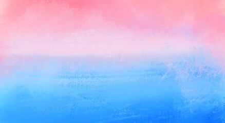青色、ピンクの水彩の筆の跡、背景素材、テクスチャ