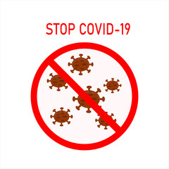 CORONA VIRUS SIMPLE VECTOR