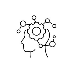 Skill olor line icon. Pictogram for web page, mobile app, promo.