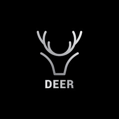 Deer logo icon vector template.