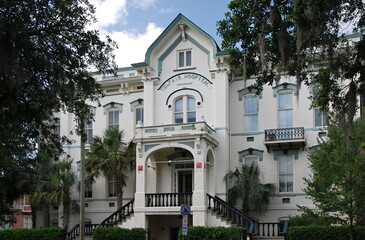 Historisches Bauwerk in der Altstadt von Savannah, Georgia