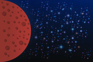 background with stars